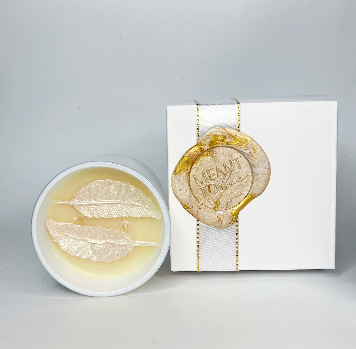 FEATHER BEESWAX MEMORIAL CANDLE