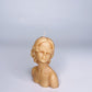 FLOWERED LADY BEESWAX SCULPTURE CANDLE