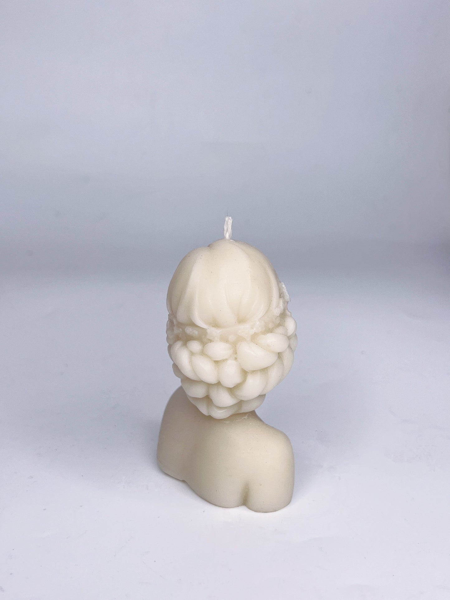 FLOWERED LADY BEESWAX SCULPTURE CANDLE