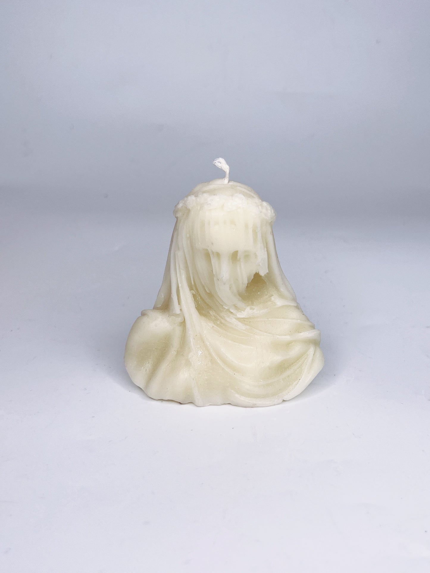 VEILED LADY BEESWAX SCULPTURE CANDLE