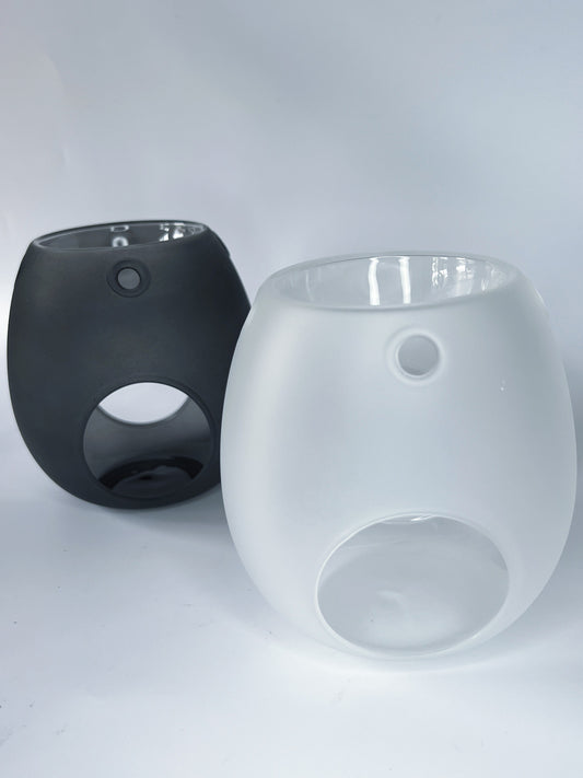 FROSTED GLASS WAX BURNERS